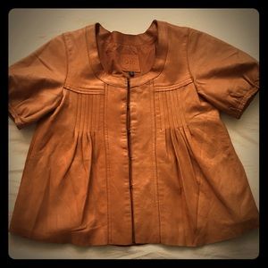 GAP Tan Leather Jacket